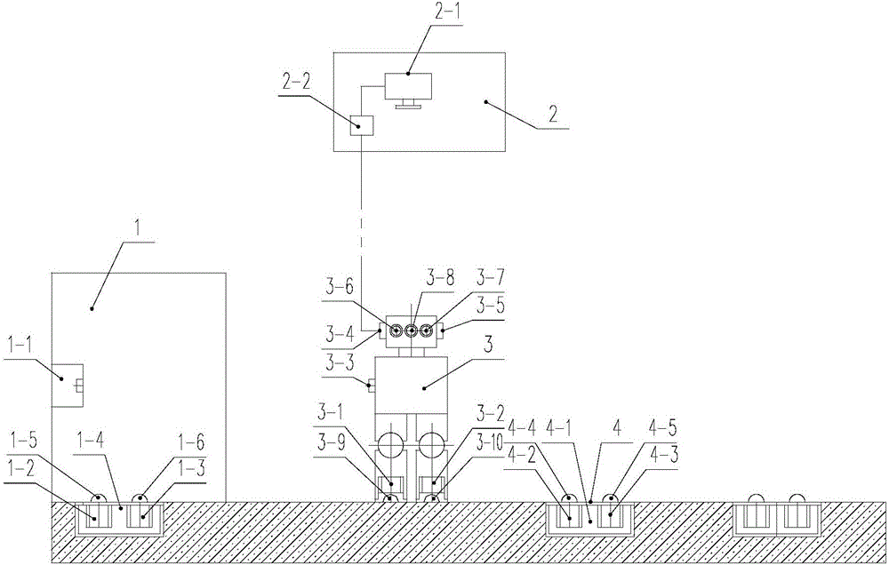 Robot power station inspection system and method
