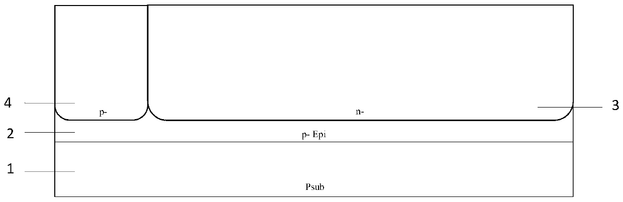 A single photon avalanche diode detector structure and manufacturing method thereof