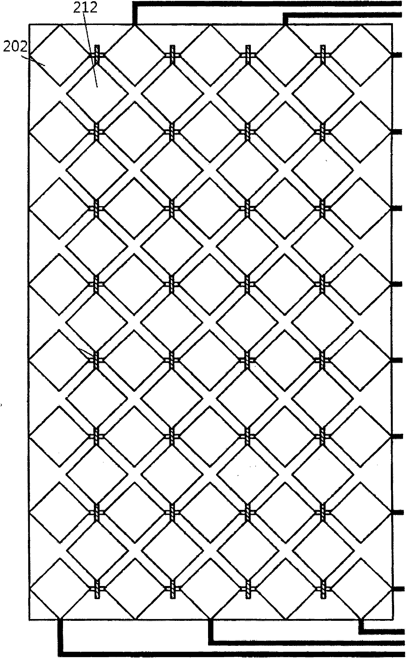 Structure of touch panel and manufacturing method thereof