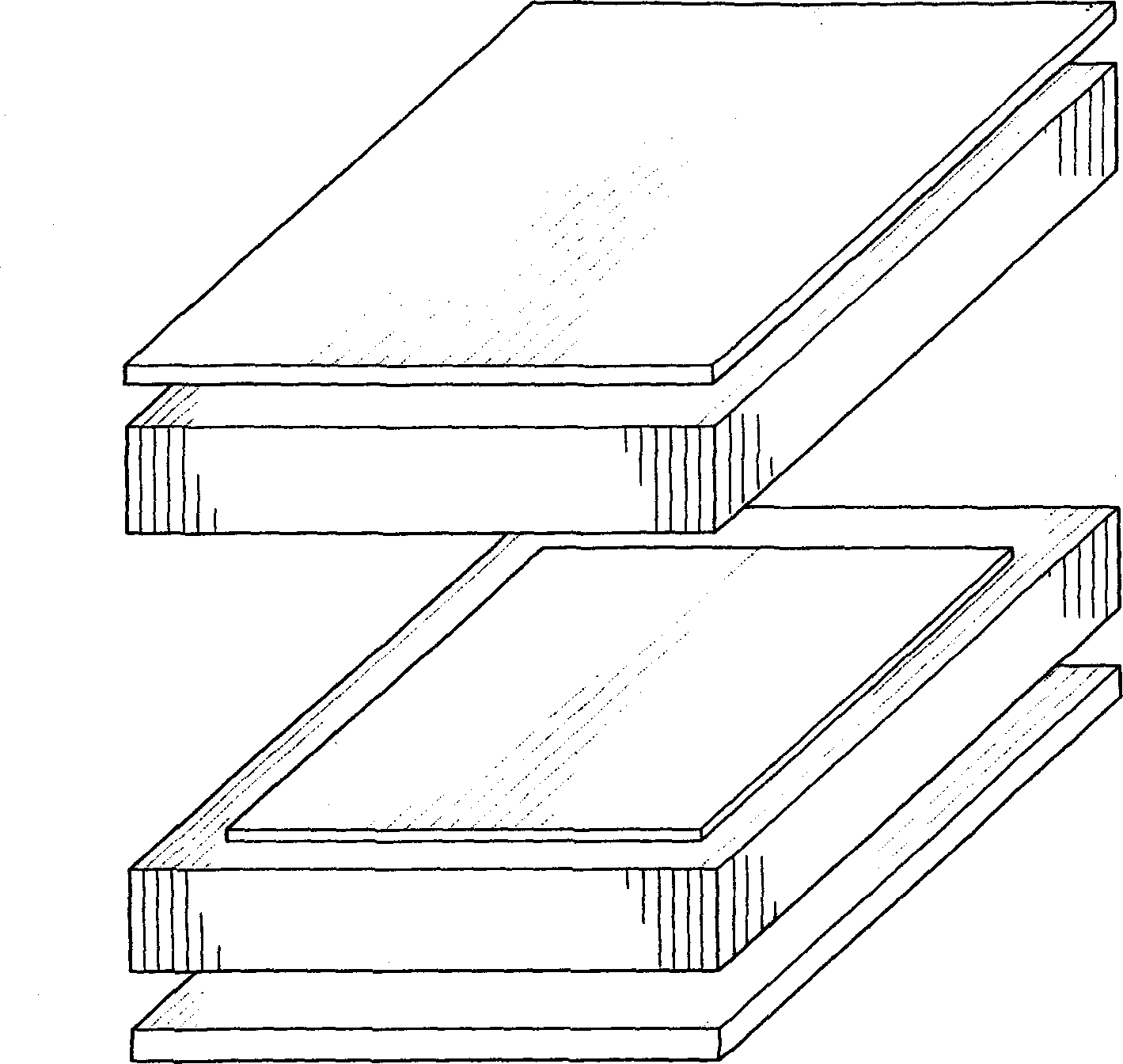 Modular structural supporter containing damping filling materials