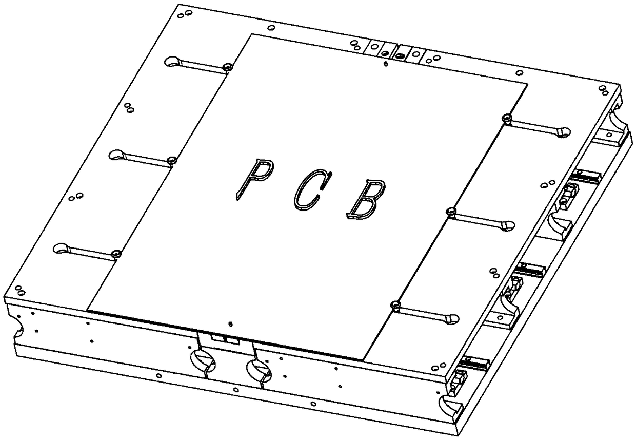 Double positioning mechanism for PCB numerical-control machine tool