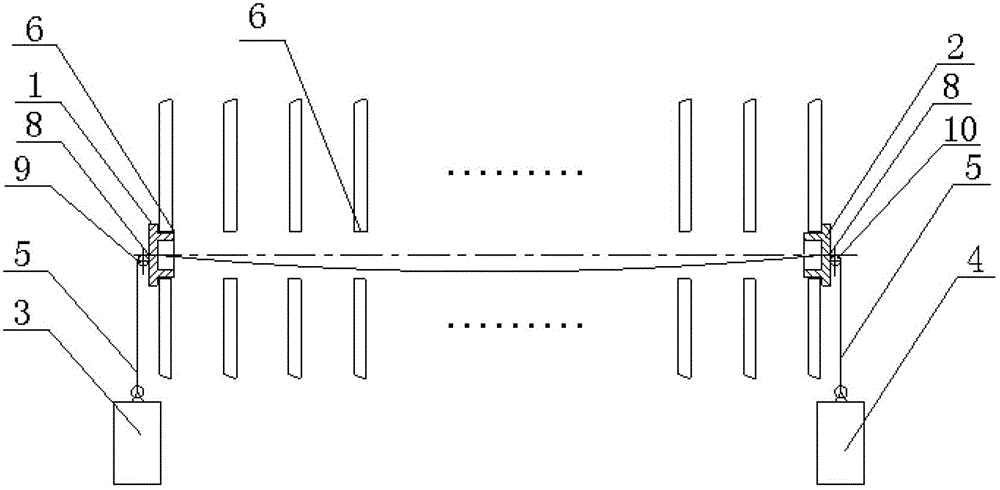 Method for improving precision for piano wire to center