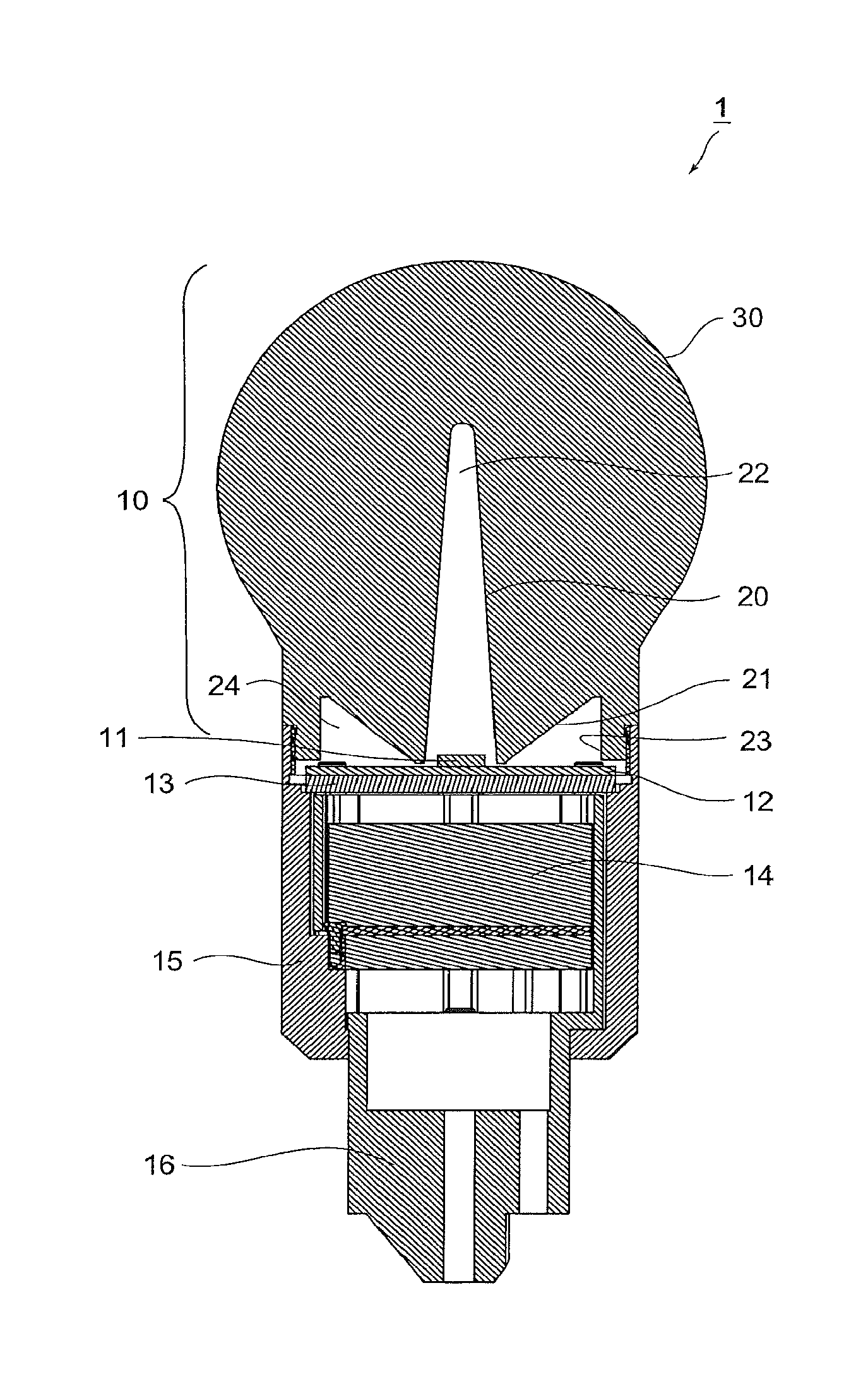 Light emitting device and bulb-type LED lamp