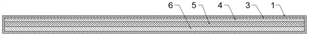 Gas isolation waterproof coiled material and processing technology thereof