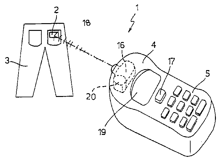 System for identifying personal item, such as item of clothing, accessory or portable device