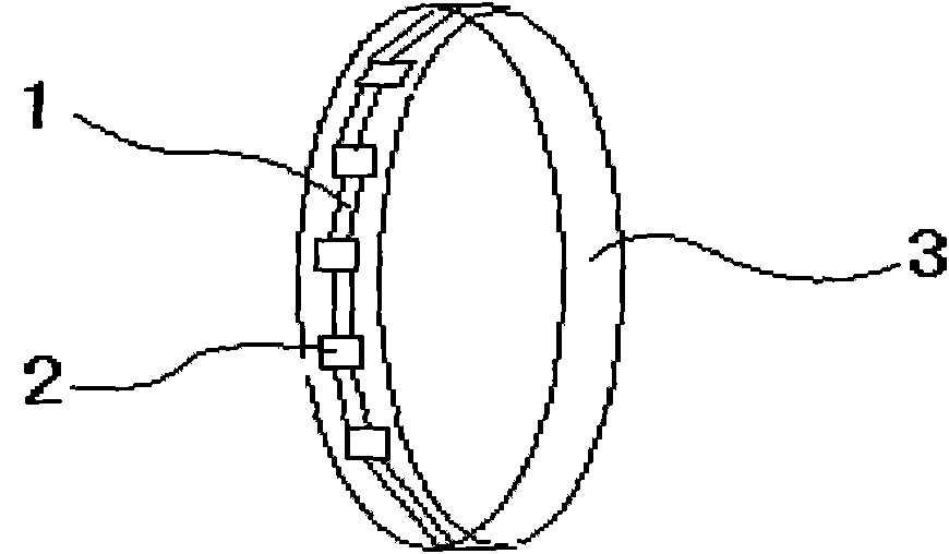 Light emitting diode (LED) finger ring