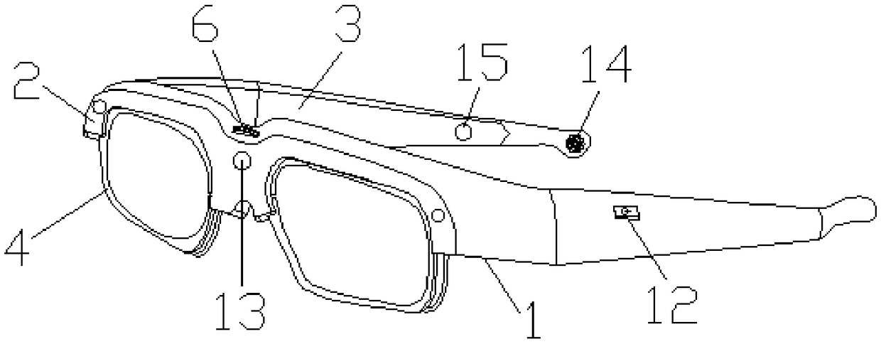 Hydraulic type manually-controlled vision and electronically-controlled view glasses