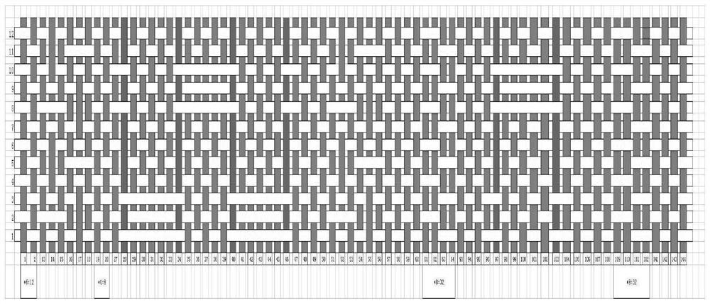 Processing method of end-and-end jacquard bubbles with cool and breathable functions