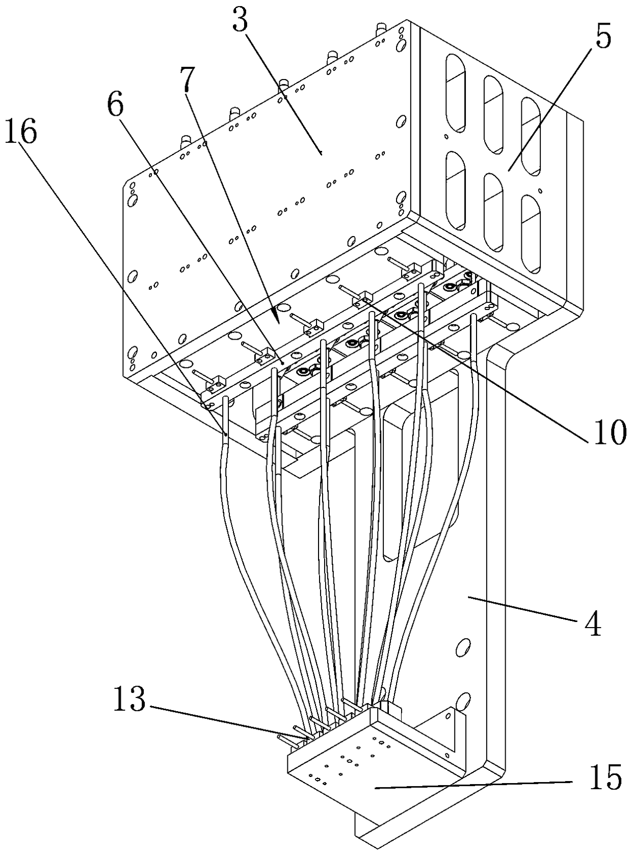 Pulse-type feeding mechanism for conveying porcelain columns