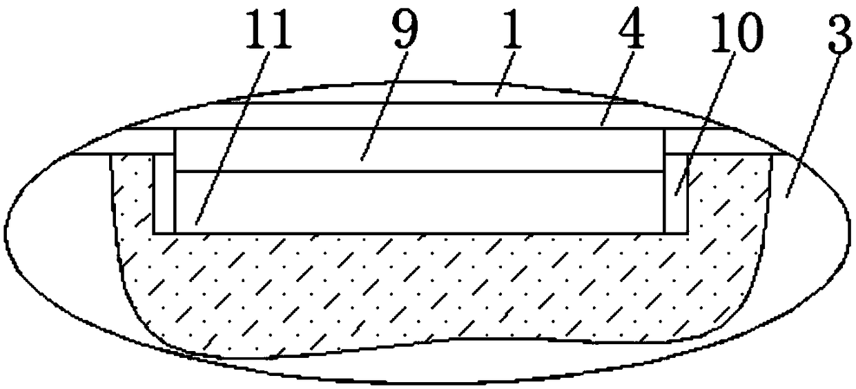 Combined type plastic-wood floor