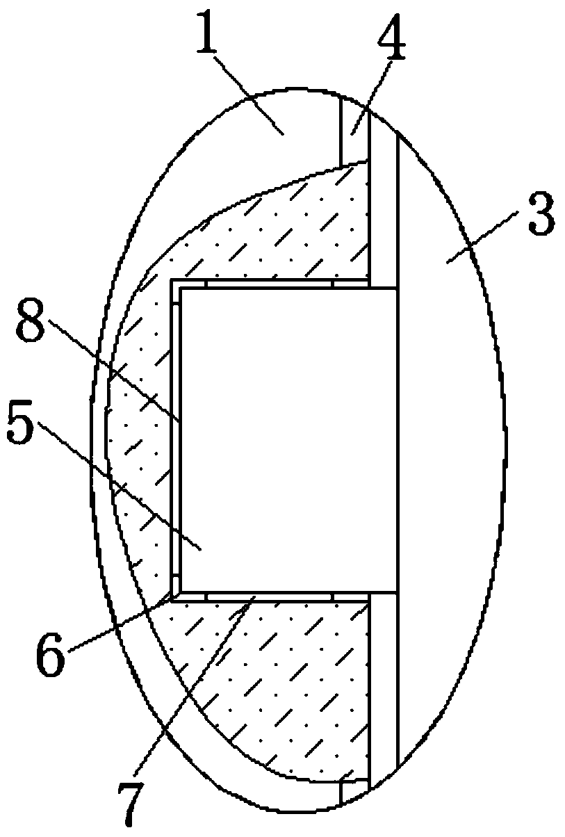 Combined type plastic-wood floor