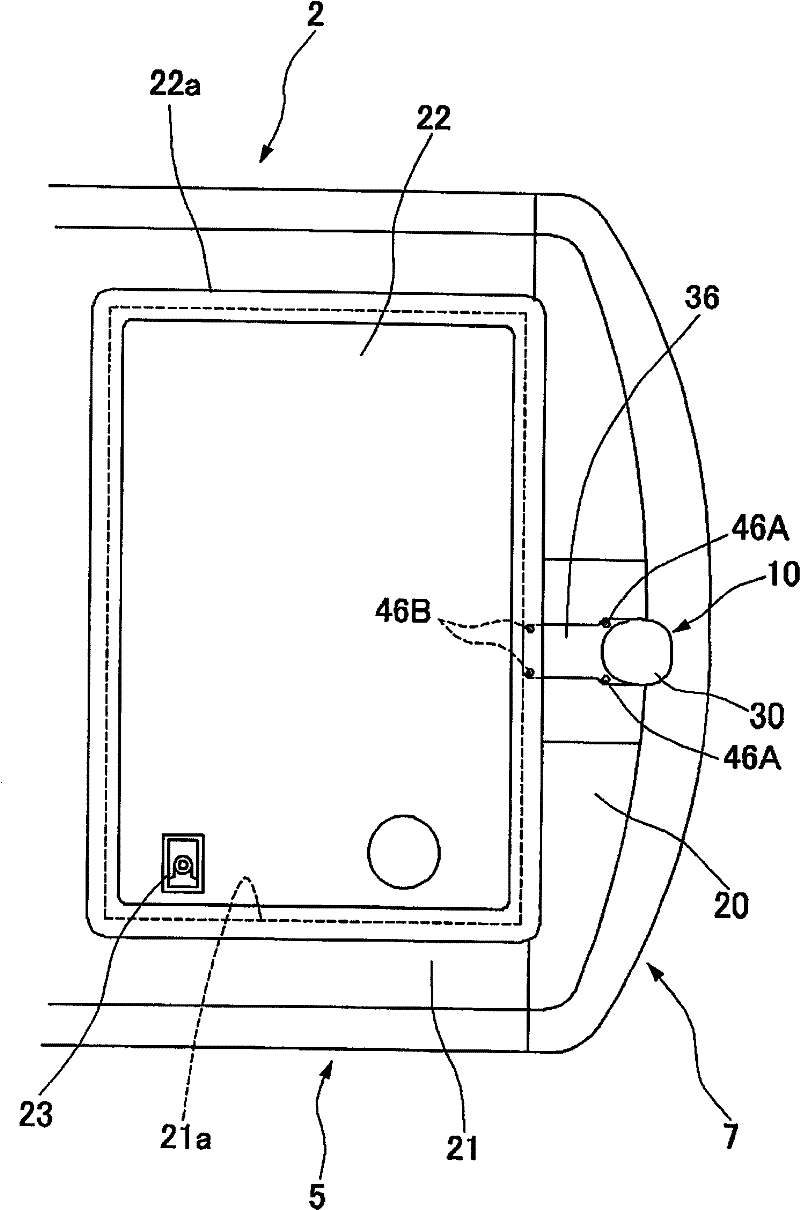 Rear monitoring device of engineering machinery