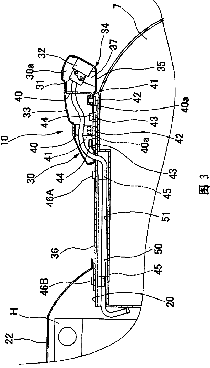 Rear monitoring device of engineering machinery