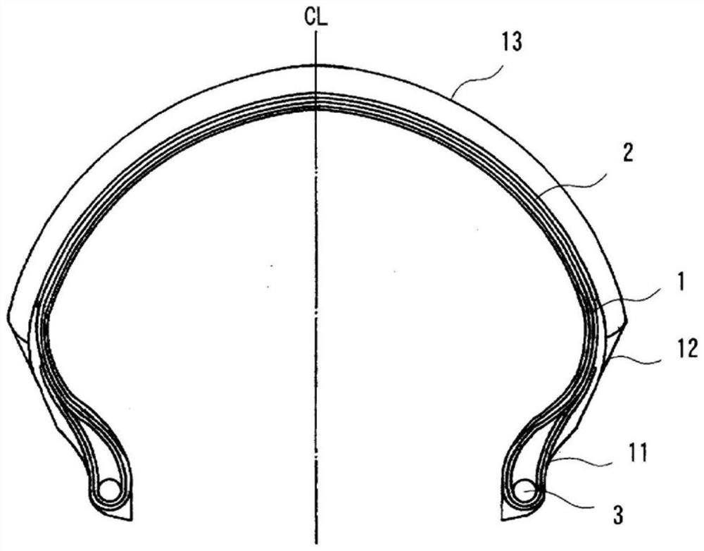 Pneumatic tires for two-wheeled motor vehicles