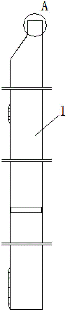 Crane main beam and machining method thereof