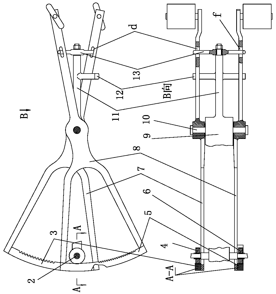 Linkage mechanism and bicycle