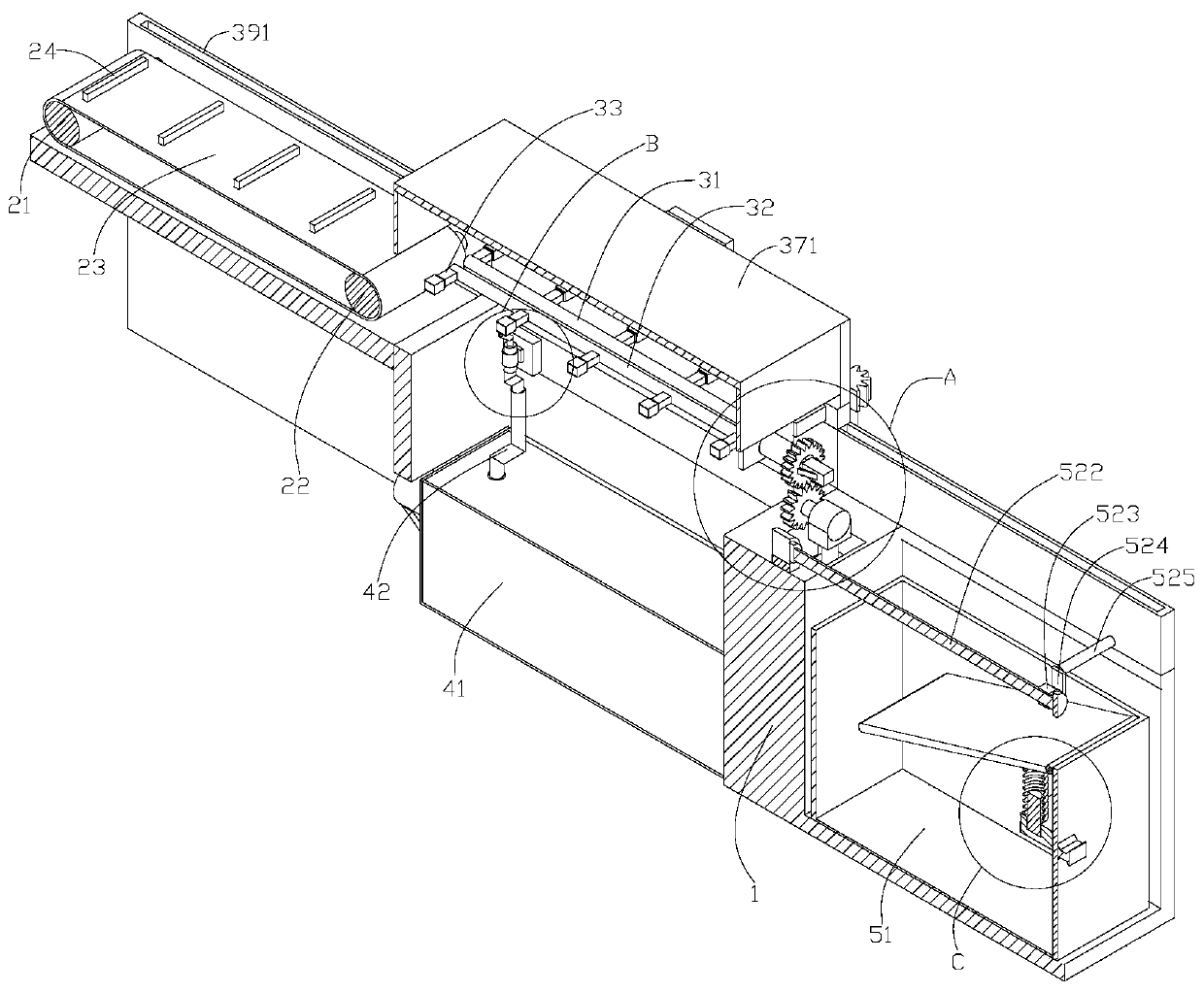 A full-frame spectacle frame automatic painting equipment