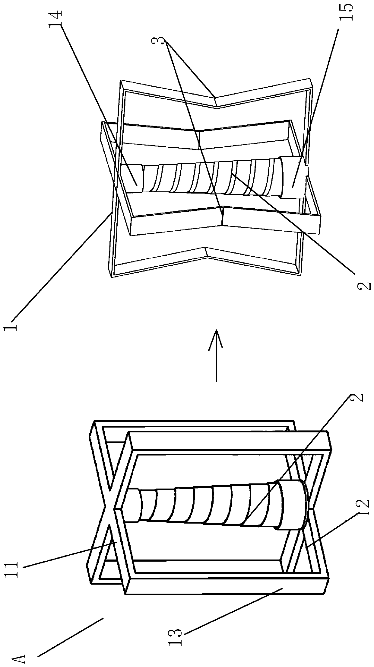 A variable stiffness deformation unit and porous orthopedic pad based on origami principle