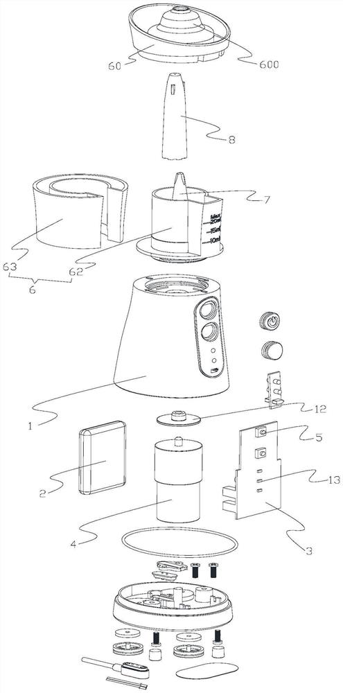 Nasal cavity irrigator capable of heating