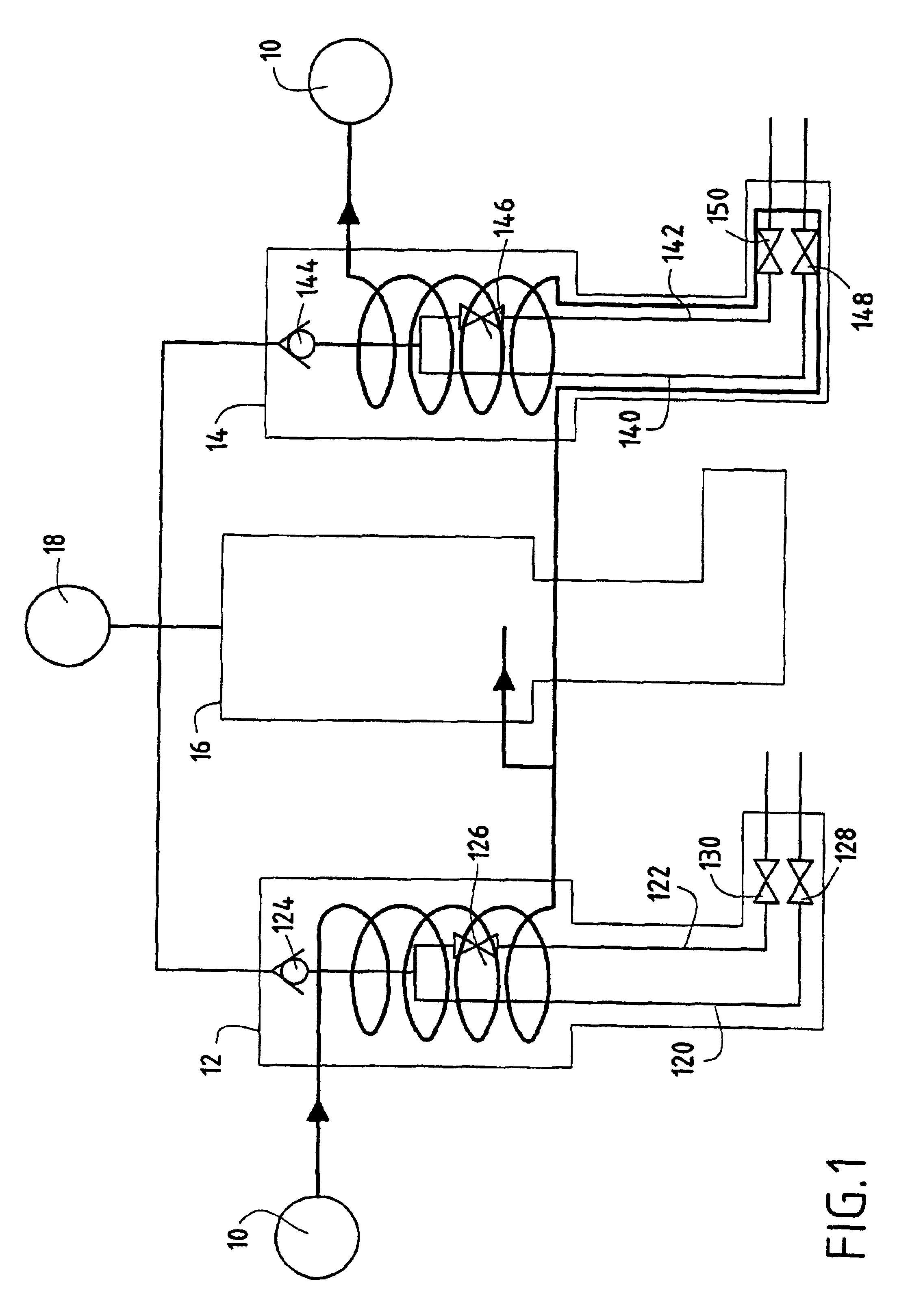 Full cooling of main injectors in a two-headed combustion chamber