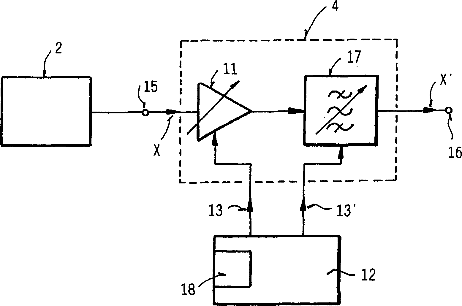 Receiver circuit for radio clock and method for operating receiving circuit