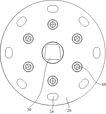 Split type guide wheel, tramcar and wheel core replacement method