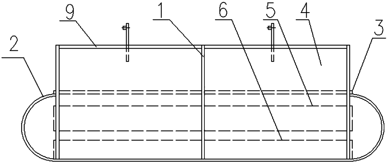 Rain and snow preventing type parallel air flue type ventilator