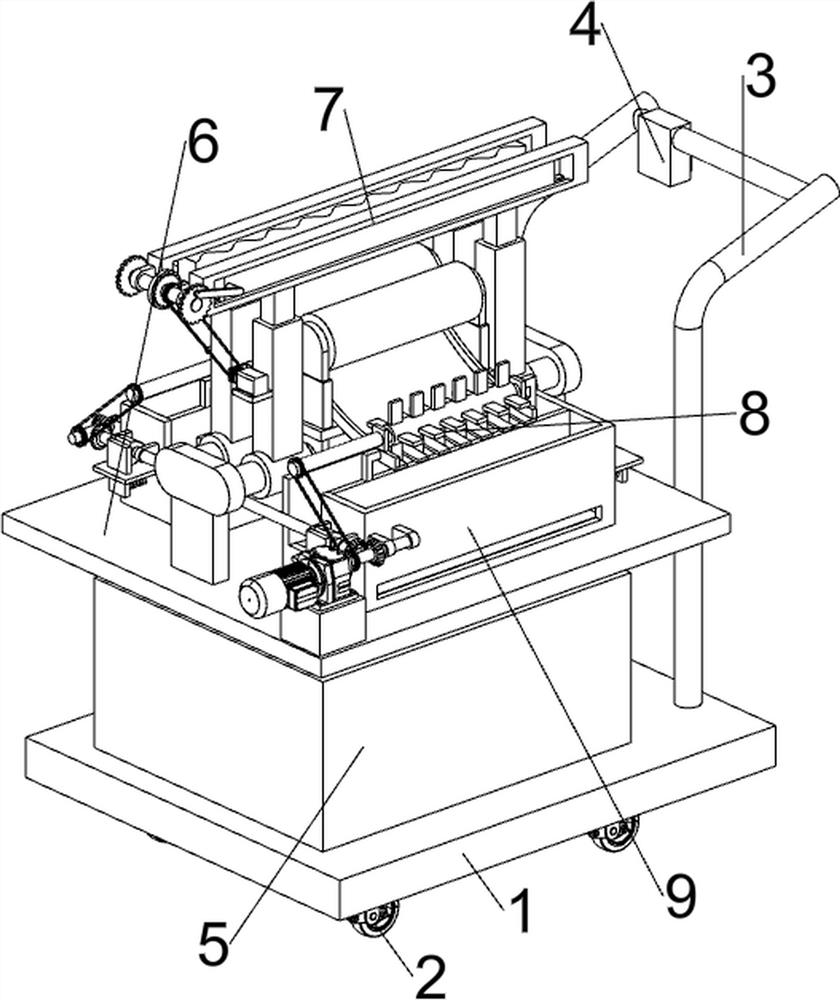Squeezing and rubbing type picking and processing device for anti-hair-loss raw material Chinese torreya seeds