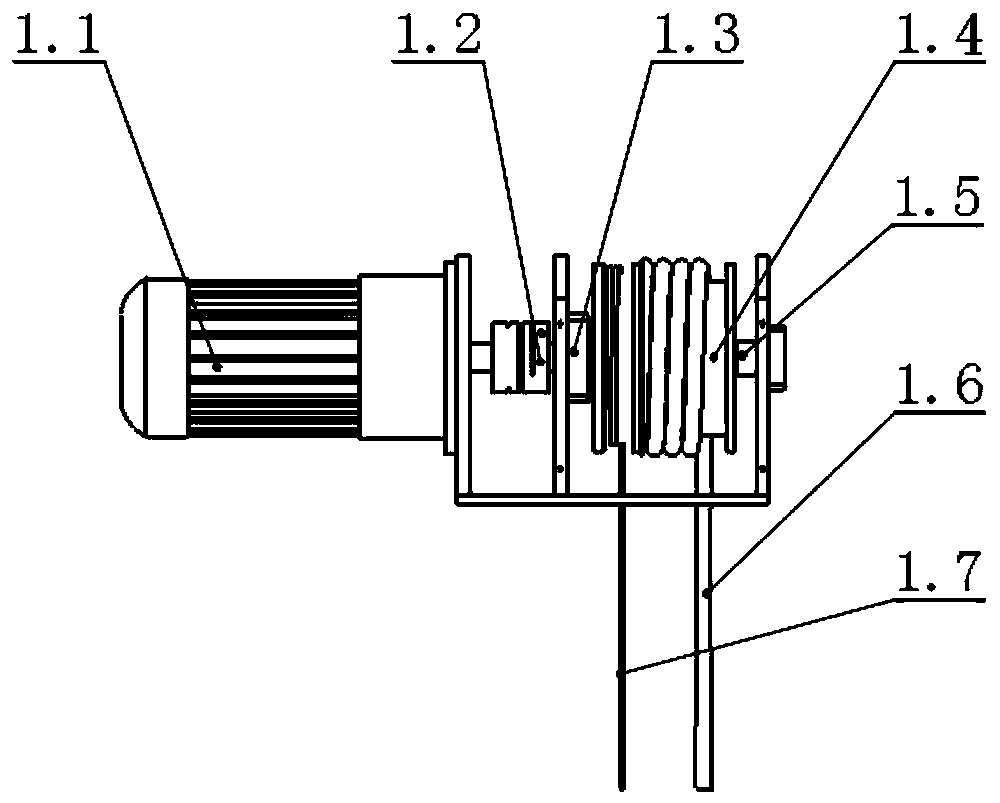 Bagged material hanging basket type vertical conveying method and conveying mechanism thereof