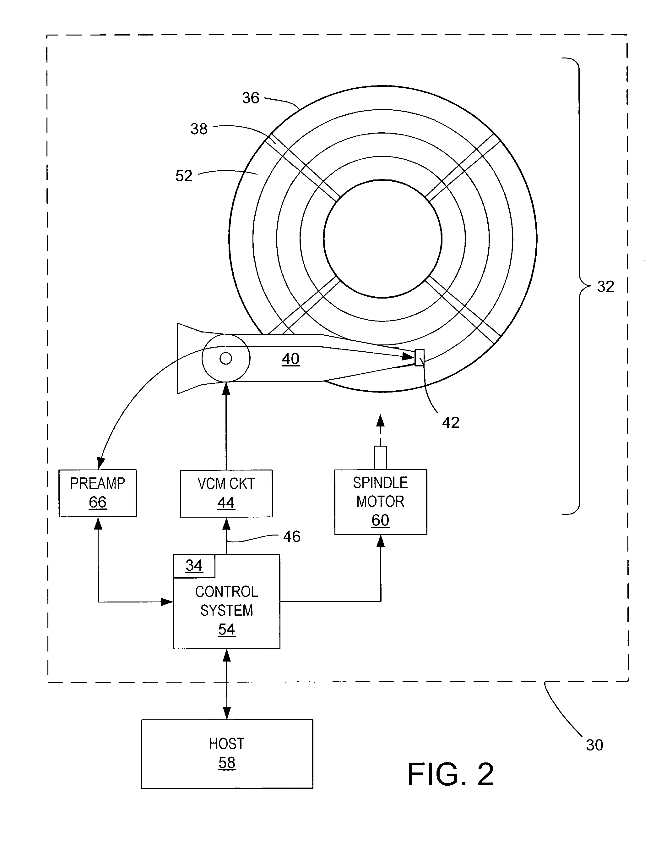 Method and apparatus for self servowriting of tracks of a disk drive using an observer based on an equivalent one-dimensional state model