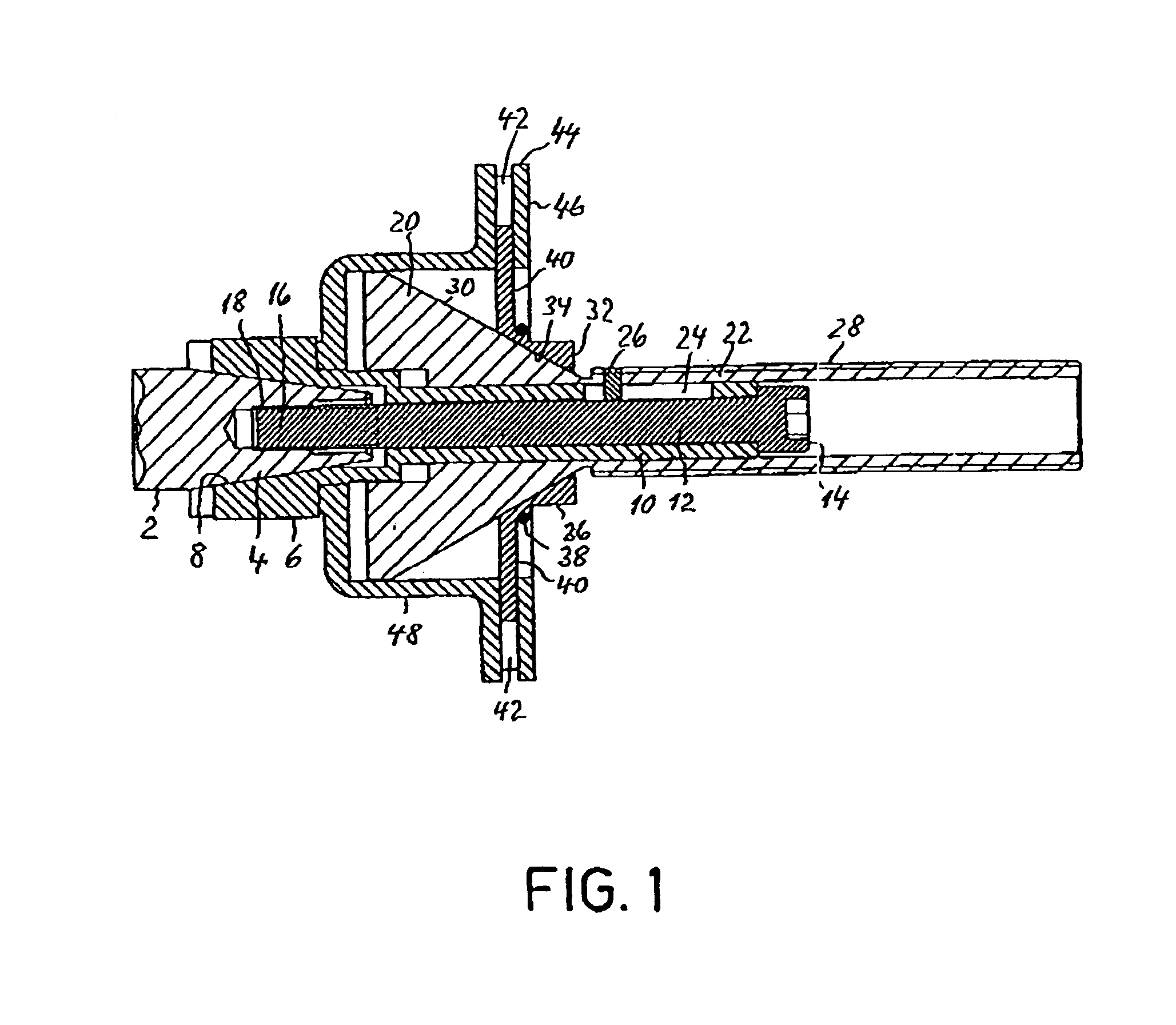 Quick-clamping device with hub centering ring for securing a vehicle wheel on the shaft of wheel-balancing machines