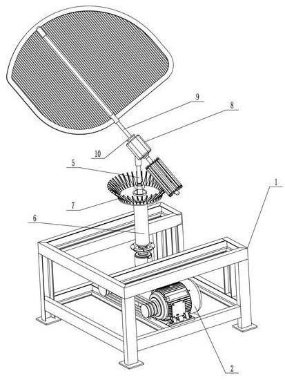 Mixing device for fruit wine brewing