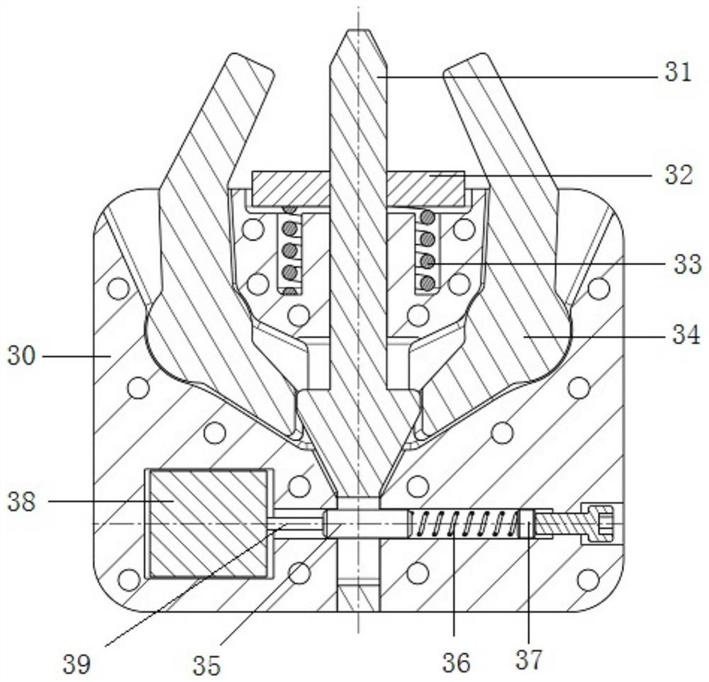 Rapid automatic battery replacing system and electric automobile