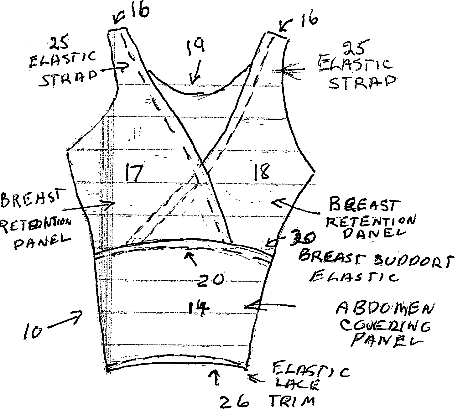 Nursing garment and support bra