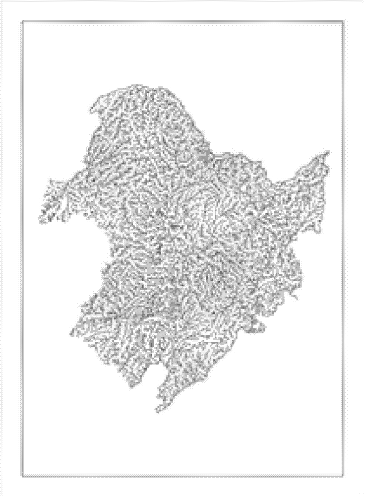 Spatial distribution method and device for rural domestic surface source load