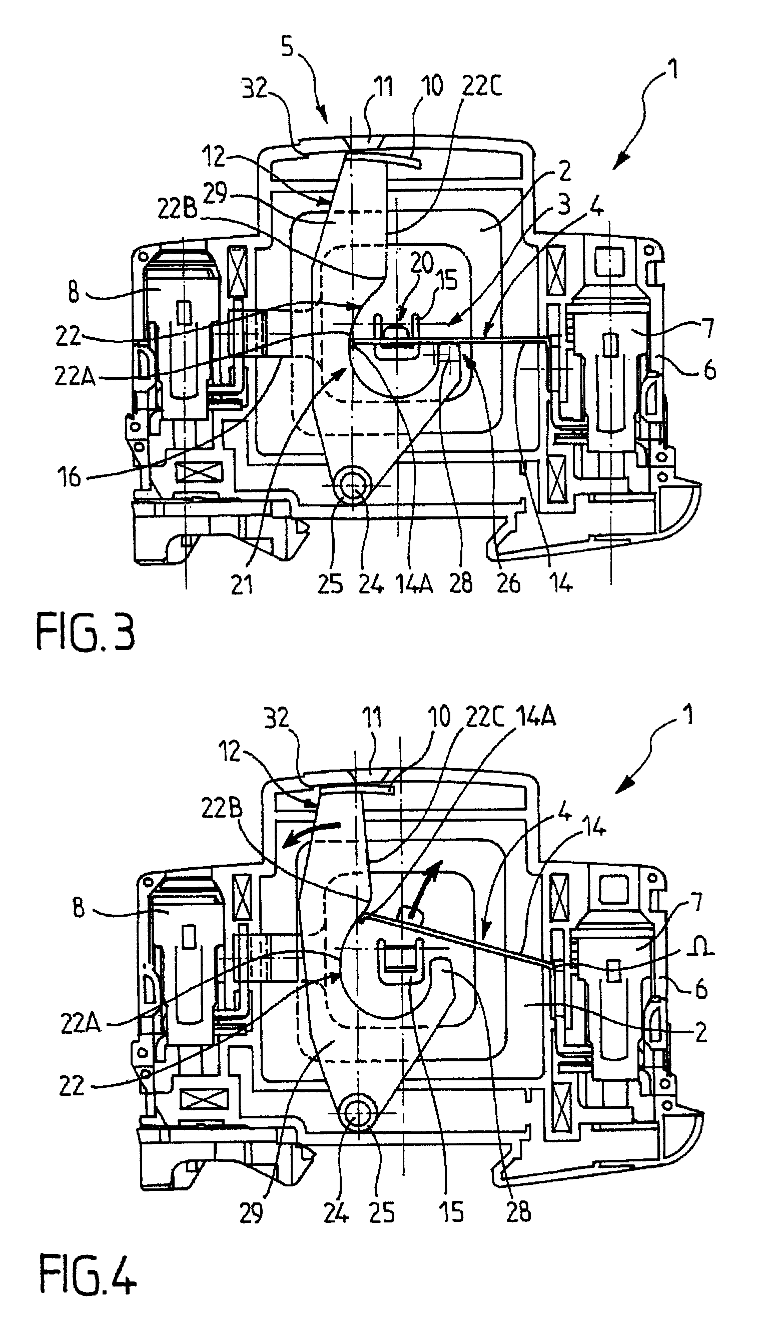 Overvoltage protection device with simplified display system and corresponding production method