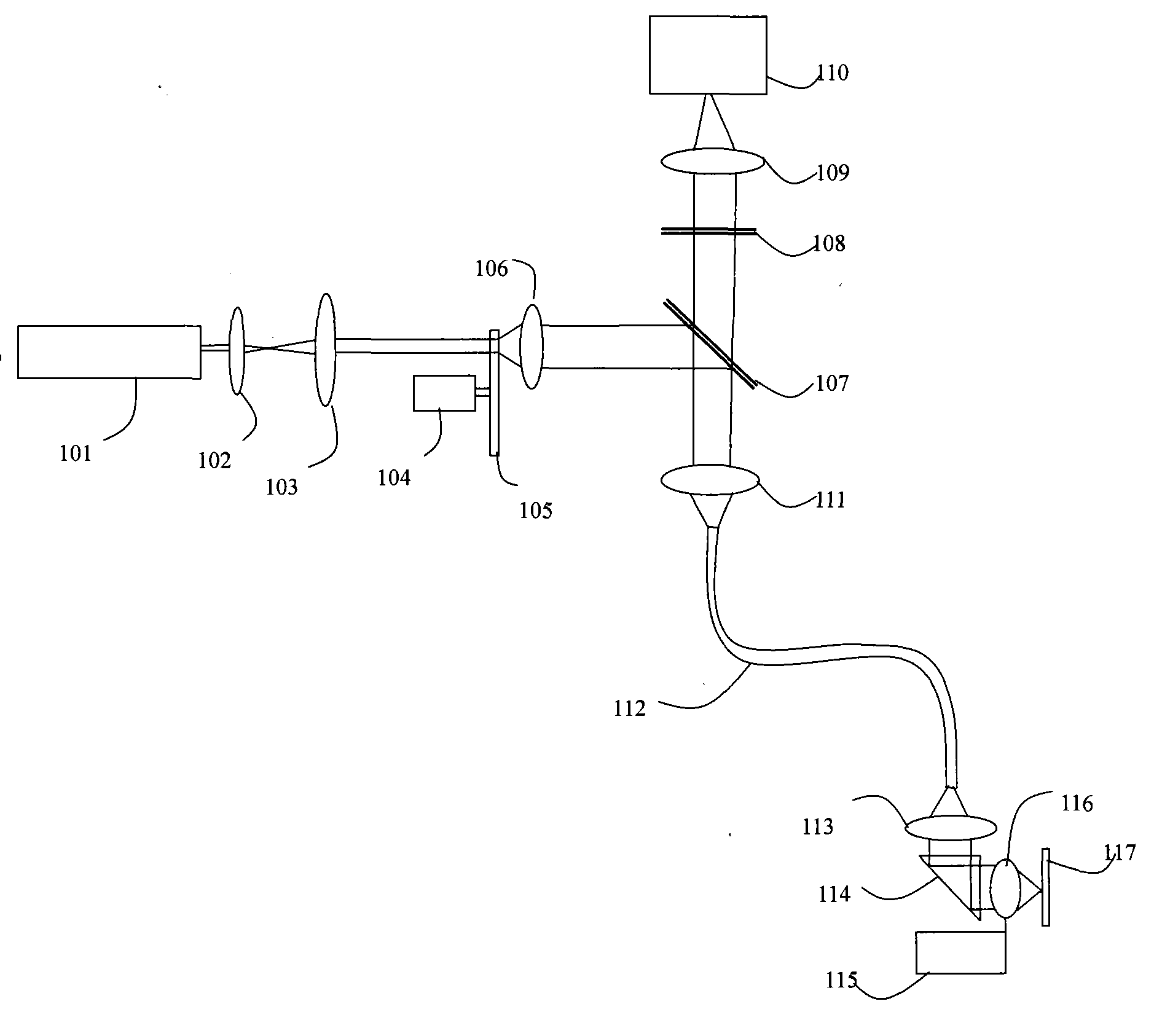 Fluorescence endoscopic imaging method and device