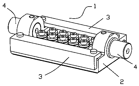 Quick stripping device of oxide scale of stainless steel wire