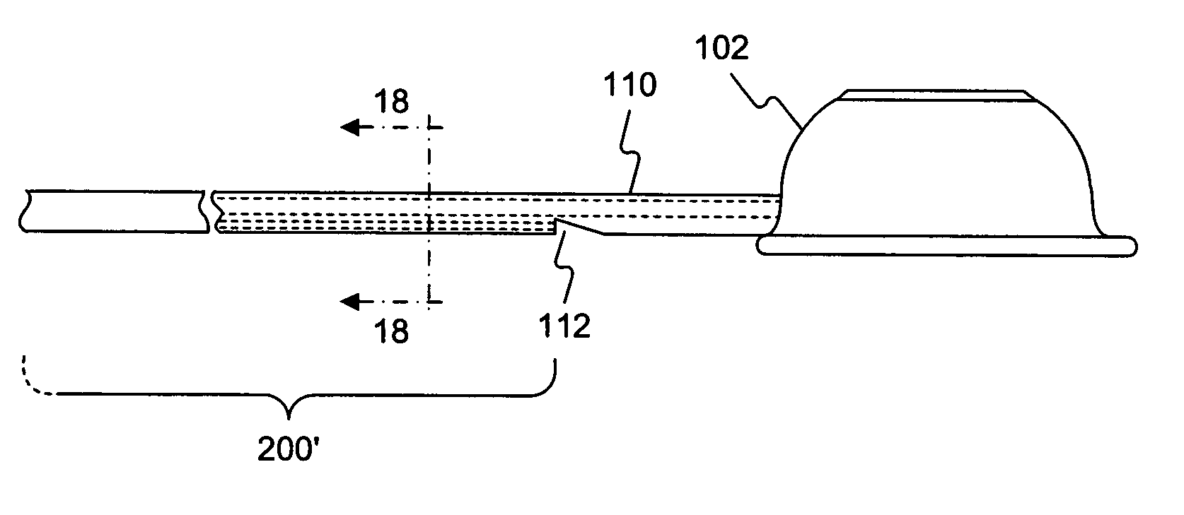 Guidewire compatible port and method for inserting same