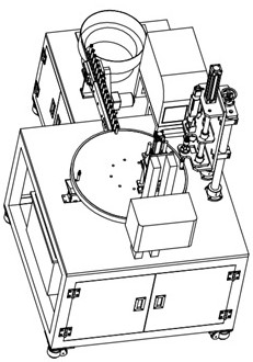 An automatic iron core expansion screw assembly machine