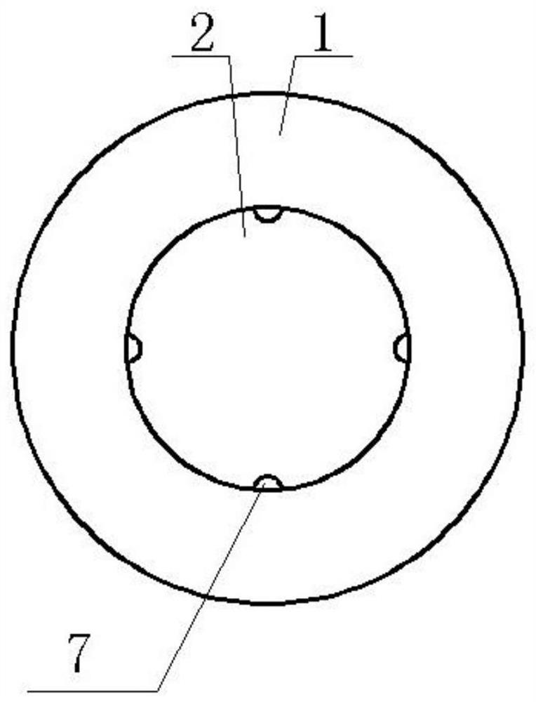 A non-peripheral opening flow-limiting booster check valve