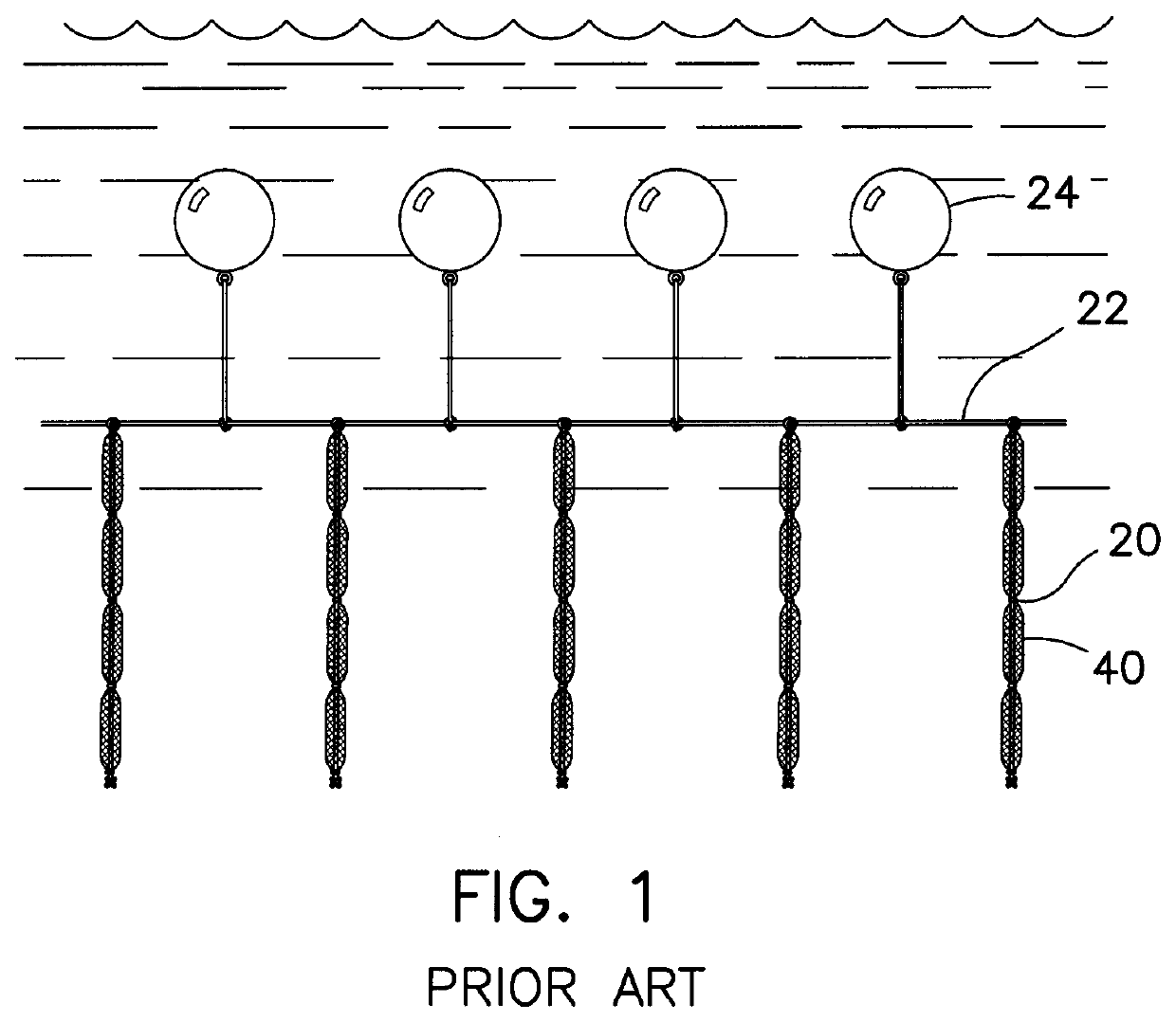 Adjustable Natural Culling of Mussel Population on Mussel-Culture Popes