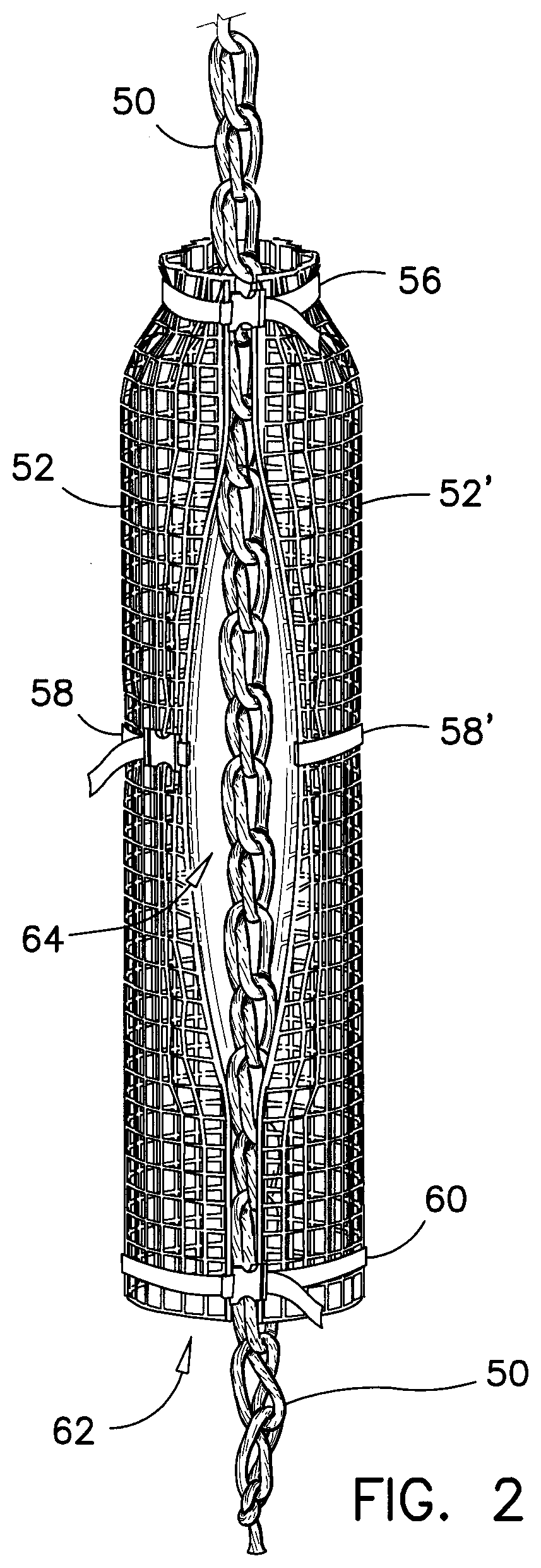 Adjustable Natural Culling of Mussel Population on Mussel-Culture Popes