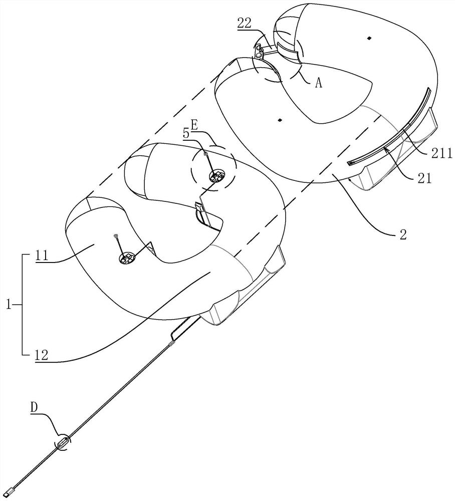 Graphene heating U-shaped pillow