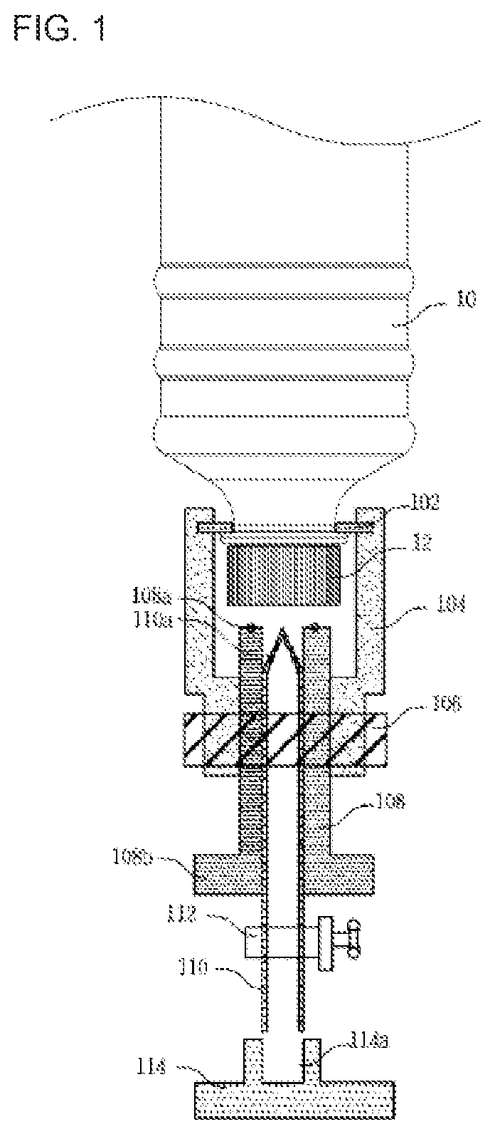 Device for preventing leakage of gas within container