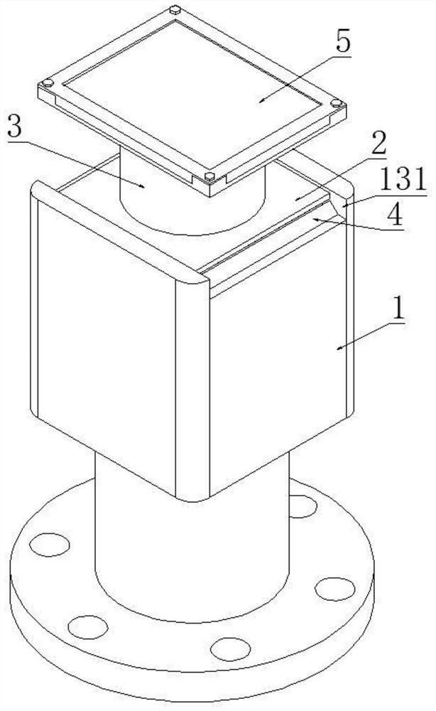 Retractable solar landscape lamp control system under impact