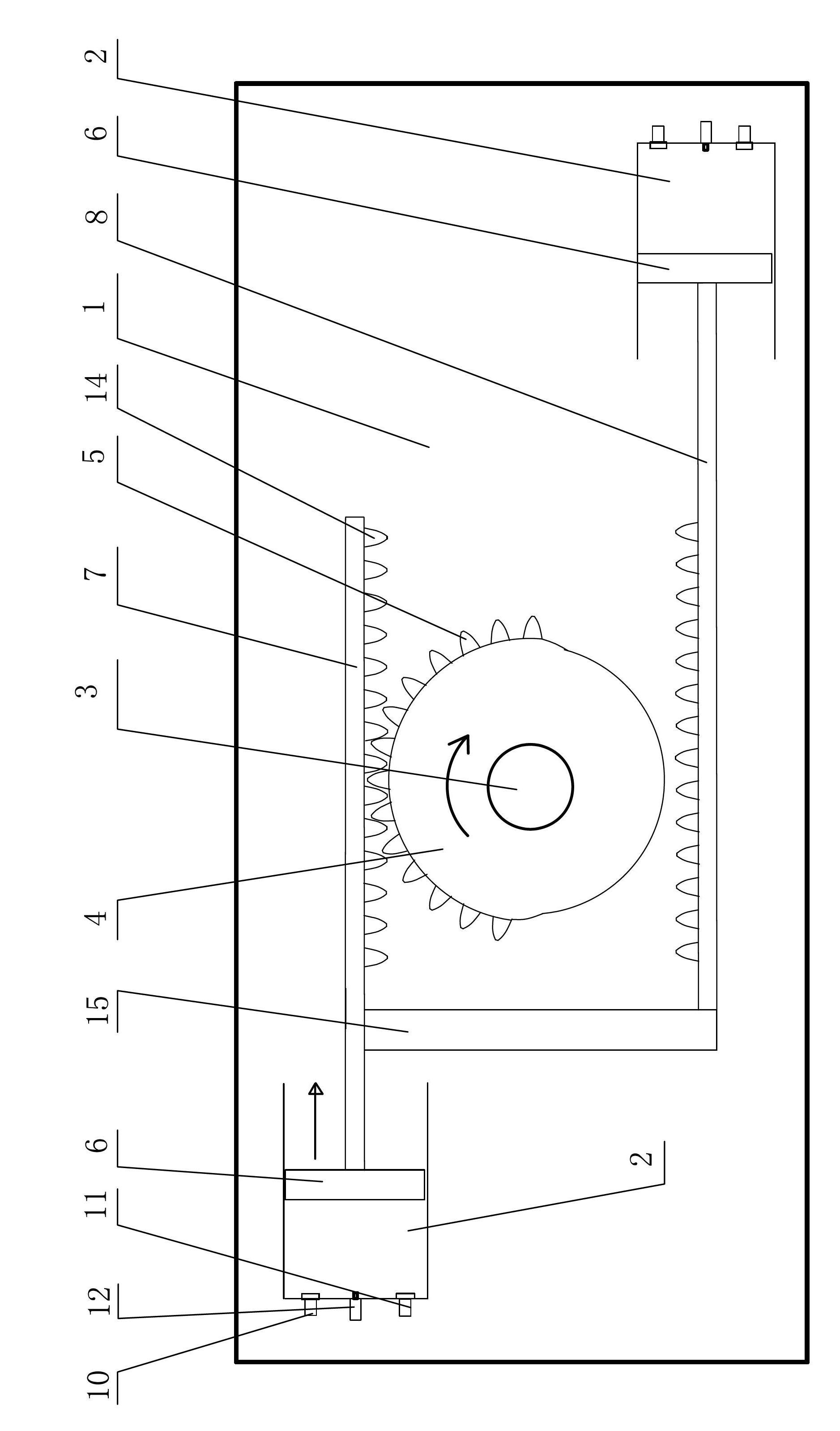 Method and device for driving internal combustion engine by straight shaft