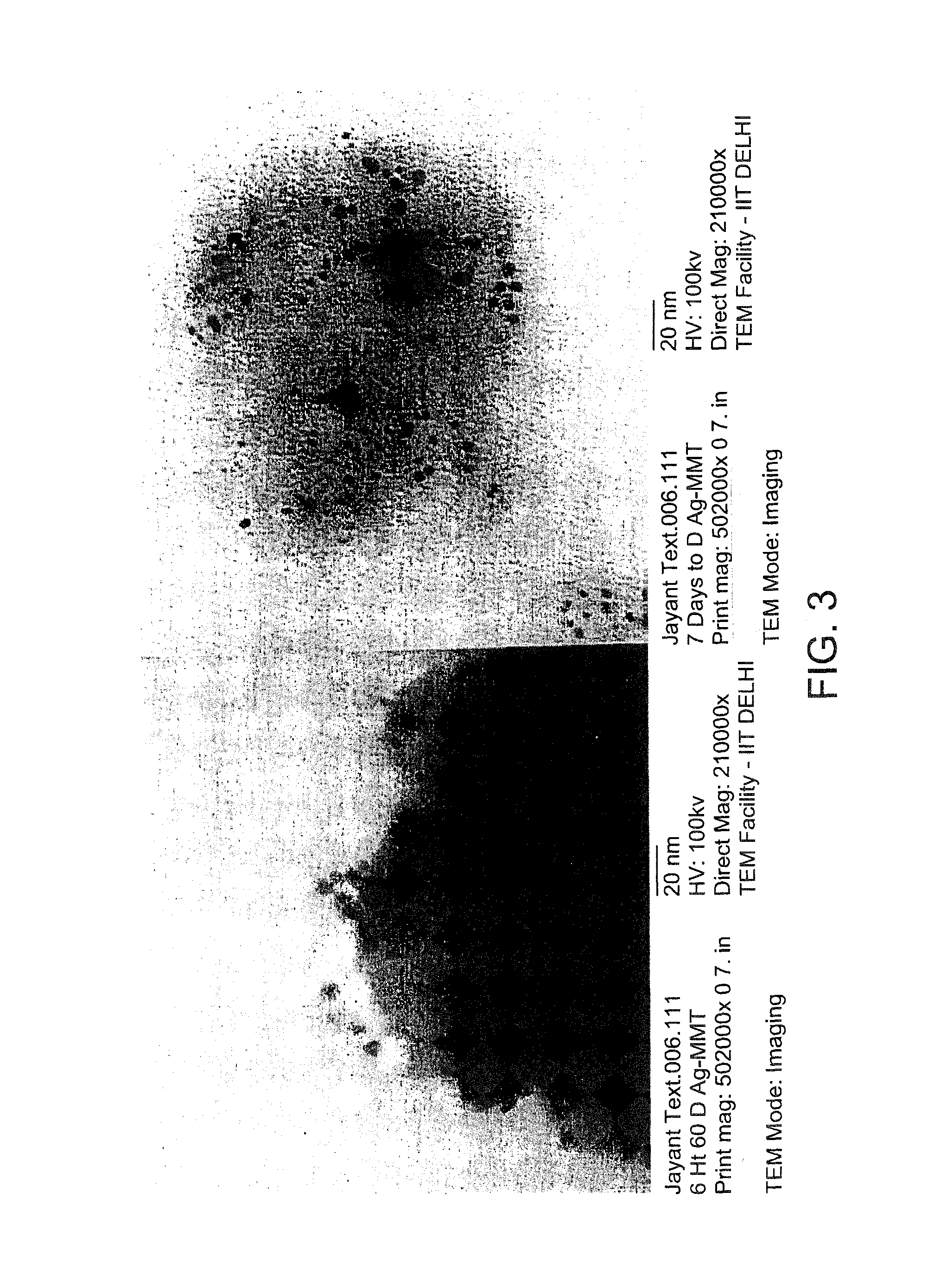Antimicrobial nanocomposite compositions, fibers and films