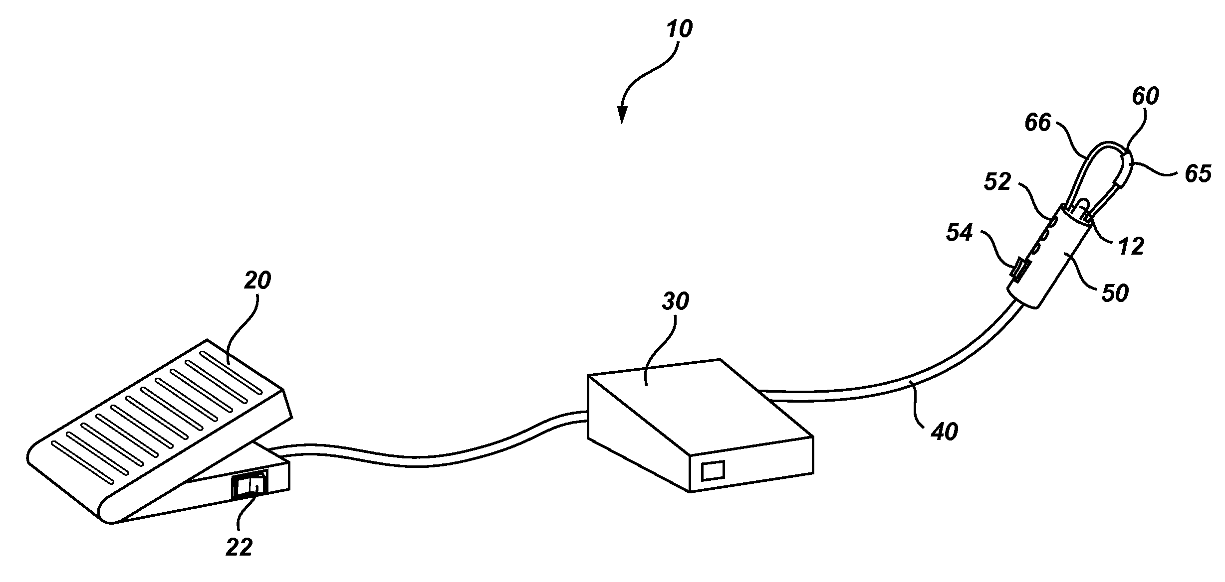 Method of treatment with adjustable ferromagnetic coated conductor thermal surgical tool