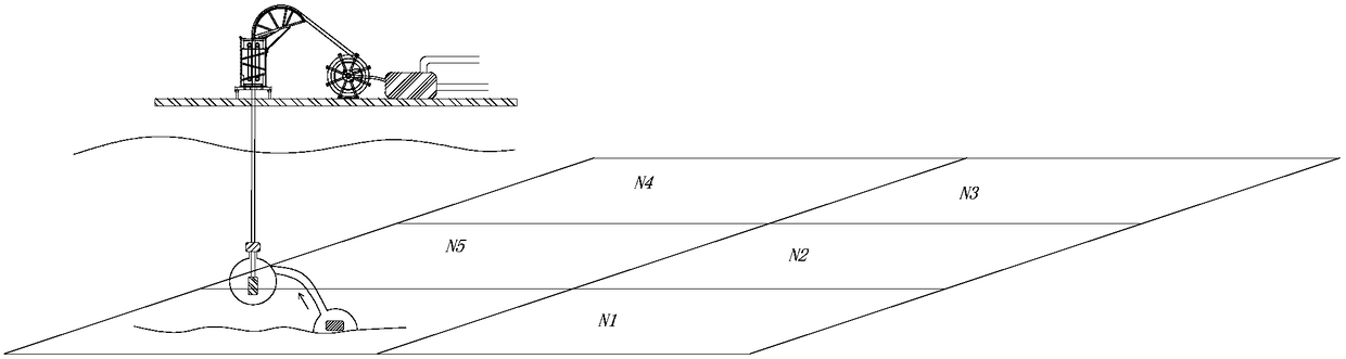 Exploitation system for seabed natural gas hydrate and exploitation method